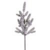 Vickerman FNT220919 19.5" Snowy Glitter Aritificial Pinecone Fir Spray 4 Per Bag.