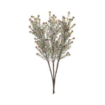 Vickerman FNT221130 20.5" Artificial Frosted Red Berry Greenery Spray 3 Per Bag.