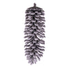 Vickerman FNT221509 9" Snowy Glitter Pinecone Ornament 2 Per Bag.