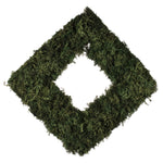 Vickerman FQ170102 15 .5" Artificial Reindeer Moss Square Wreath.