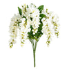 Vickerman FQ172703 19 " Artificial White Wisteria Bush.