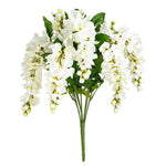 Vickerman FQ172703 19 " Artificial White Wisteria Bush.