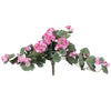 Vickerman FQ172802 22" Artificial Light Pink Geranium Hanging.