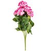 Vickerman FQ172902 19.5" Artificial Light Pink Geranium Bush.