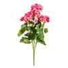 Vickerman FQ172903 19 5" Artificial Coral Geranium Bush.
