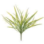 Vickerman FQ180201 18" Artificial Green Spiked Grass Spray. Includes 2 Sprays Per Pack.