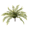 Vickerman FQ180502 18" Artificial Green Boston Fern Bush.