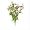 Vickerman FQ190245 18" Artificial Pink/Yellow Ranunculus Bush.