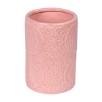 Vickerman FQ198107 6.75" Sand Pink Ceramic Pot