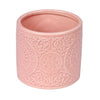 Vickerman FQ198125 4.25" Sand Pink Ceramic Pot