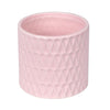 Vickerman FQ198325 4.25" Light Pink Ceramic Pot