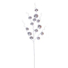 Vickerman FQ220507 33" Silver Metal Jingle Bell Spray 2 Per Bag