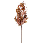 Vickerman FQ221334 34" Artificial Light Brown Fall Berry And Wood Leaf Spray 2 Per Bag.