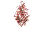 Vickerman FQ221534 34" Dusty Rose Artificial Fall Eucalyptus And Berry Spray 2 Per Bag.