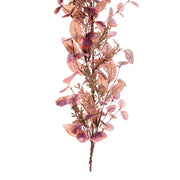 Vickerman FQ221560 5' Dusty Rose Artificial Fall Eucalyptus And Berry Garland