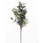 Vickerman FQ221929 29" Green Artificial Pine Blueberry And White Berry Spray.
