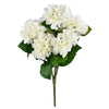 Vickerman FR190211 21" Artificial White Hydrangea Bush.