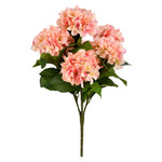 Vickerman FR190279 21" Artificial Pink Hydrangea Bush.