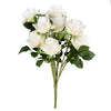 Vickerman FR190303 17.5" Artificial White Rose Bush.