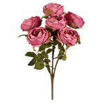 Vickerman FR190601 17.5" Artificial Mauve Rose Bush.