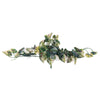 Vickerman FR231204 15" Artificial Green Hanging Variegated Leaves Vine. Includes Two Pieces Per Bag.