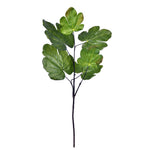 Vickerman FT190602 26" Artificial Green Fig Leaf Spray. Includes 3 Sprays Per Pack.