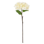 Vickerman FT191202 27" Artificial White Hydrangea Stem