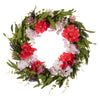 Vickerman FT210022 22" Artificial Light Pink And Coral Mixed Floral Wreath