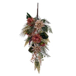 Vickerman FT220931 31" Coral Artificial Peony Dahlia Swag 2 Per Bag.