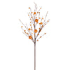 Vickerman FT2210332 32" Cream Artificial Pumpkin Berry Spray 3 Per Bag.