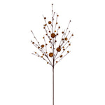 Vickerman FT2210333 32" Olive Green Artificial Pumpkin Berry Spray 3 Per Bag.