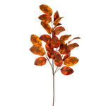Vickerman FT221132 32" Orange Artificial Apple Leaf Spray 6/Bag. Includes 6 Pieces Per Bag.