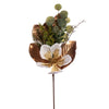 Vickerman FT224529 29" White Artificial Magnolia Spray.