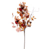 Vickerman FT226932 32" Autumn Orange Artificial Assorted Leaf Spray With Maple Leaves And Pinecones 2/Bag.