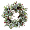 Vickerman FT228322 22" Green Artificial Leaf Wreath.
