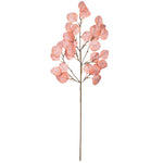 Vickerman FT228937 32" Peach Artificial Silver Dollar Eucalyptus Leaf Spray 3 Per Bag.