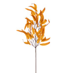 Vickerman FT229542 32" Orange Artificial Leaf Spray 2 Per Bag.
