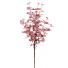 Vickerman FT229933 32" Peach Artificial Eastern Redbud Leaf Spray.