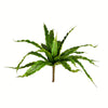 Vickerman FU191313 13" Artificial Green Bird Nest Fern Bush.