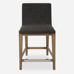 Uttermost Comfortable Padded Seat Stool with Sleek Walnut Frame