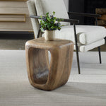 Versatile Small Wooden Stool and Pull-up Table