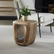 Versatile Small Wooden Stool and Pull-up Table