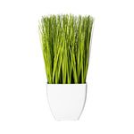 Vickerman FV190211 11.5" Artificial Green Potted Grass.