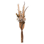 Vickerman FV222125 25" Artificial Mixed Dried Star Flower Pampas Grass And Foliage Bouquet.