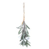 Vickerman FXT220110 10.5" Green Artificial Mistletoe With White Berries 4 Per Bag.
