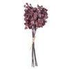 Vickerman FXT221317 14" Burgundy Artificial Eucalyptus Bundle 3 Per Bag.