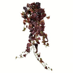 Vickerman FZ190534 34" Artificial Burgundy Grape Leaf Ivy Hanging Bush.