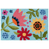 Floral Garden Doormat – 20x30 Washable Entryway Rug