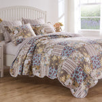 Greenland Home Fashions French Country 2-Piece Twin/XL Quilt Set, 68x88 Inch
