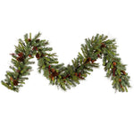 Vickerman G118714 9' Cibola Mixed Berry Artificial Christmas Garland Unlit